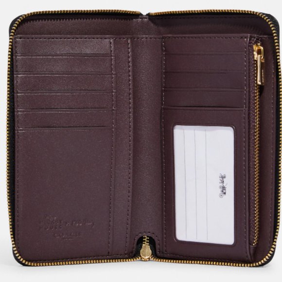 BNWT Coach Disney Mickey Mouse X Keith Haring Medium Id Zip Wallet C6909 - Picture 3 of 3